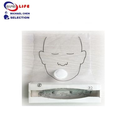 China manufacturer Dispenser Disposable CPR mask manikin training face shield roll mask