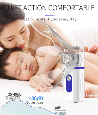 Net Inhaler Atomizer Handheld Portable Breathing Nebulizer Ultrasonic Micro  for Children Adult