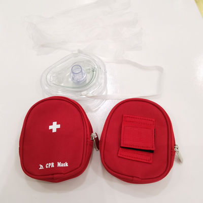 Factory wholesale one way valve for pocket or key chain shield disposable breathing keychains cpr face mask