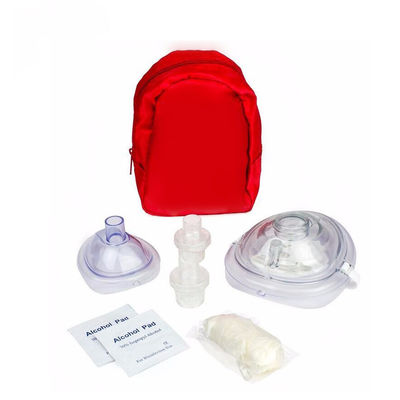 Factory wholesale one way valve for pocket or key chain shield disposable breathing keychains cpr face mask