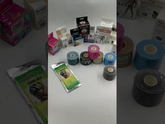 Кинезиология водонепроницаемая предварительно отрезанная терапевтическая лента для ухода за здоровьем спортсменов